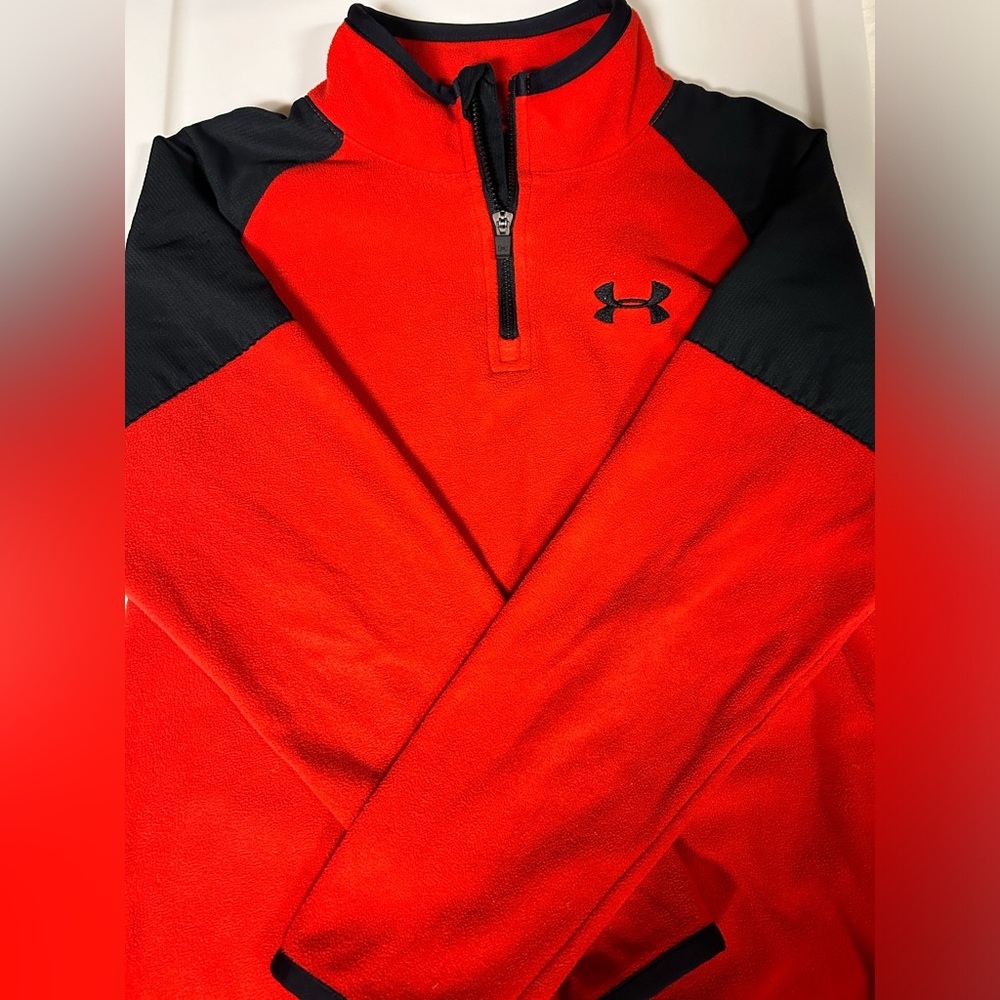Boy’s Under Armour Quarter-zip fleece.
